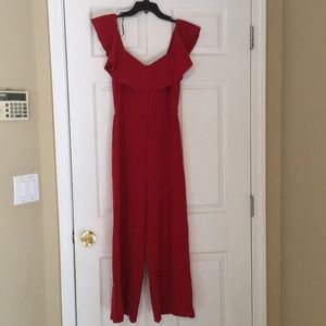 H&M Red Jumpsuit